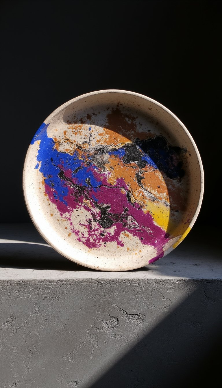 10. Abstract Expressionist Tray