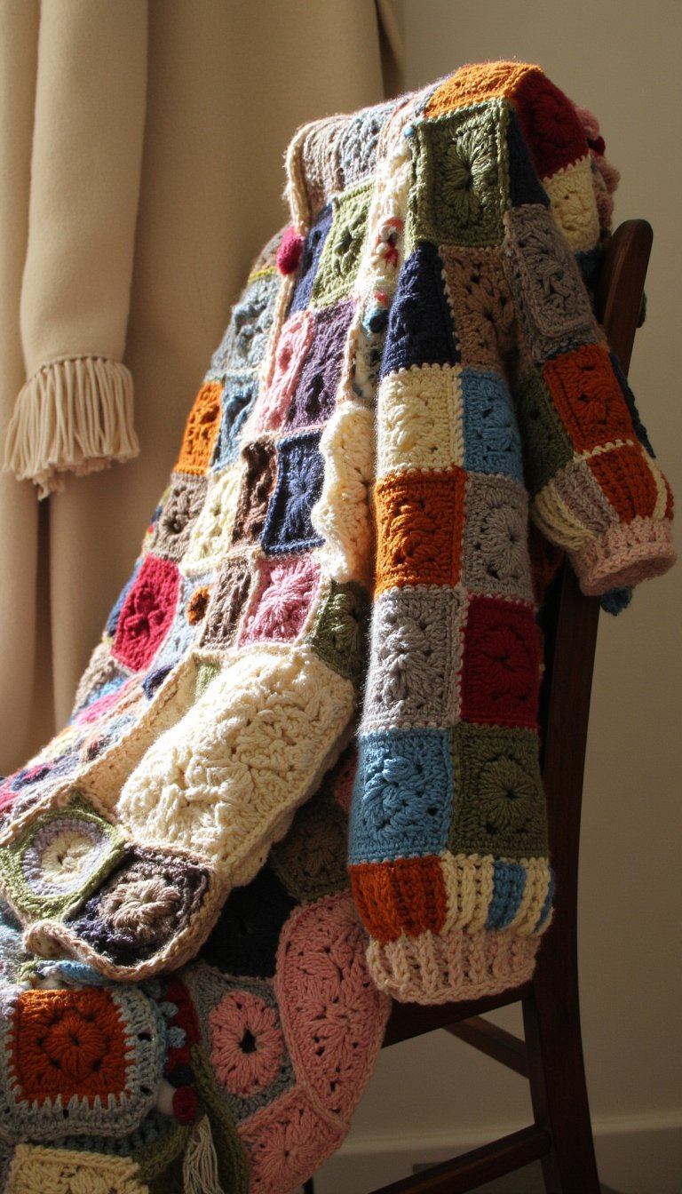 19. The Patchwork "Everything But The Kitchen Sink" Cardigan