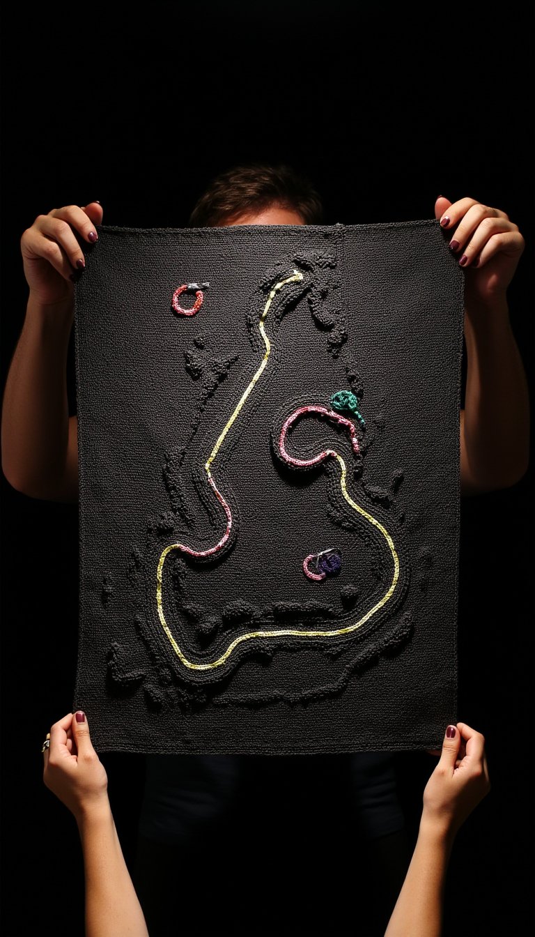 7. Grand Prix Track Map Wall Hanging