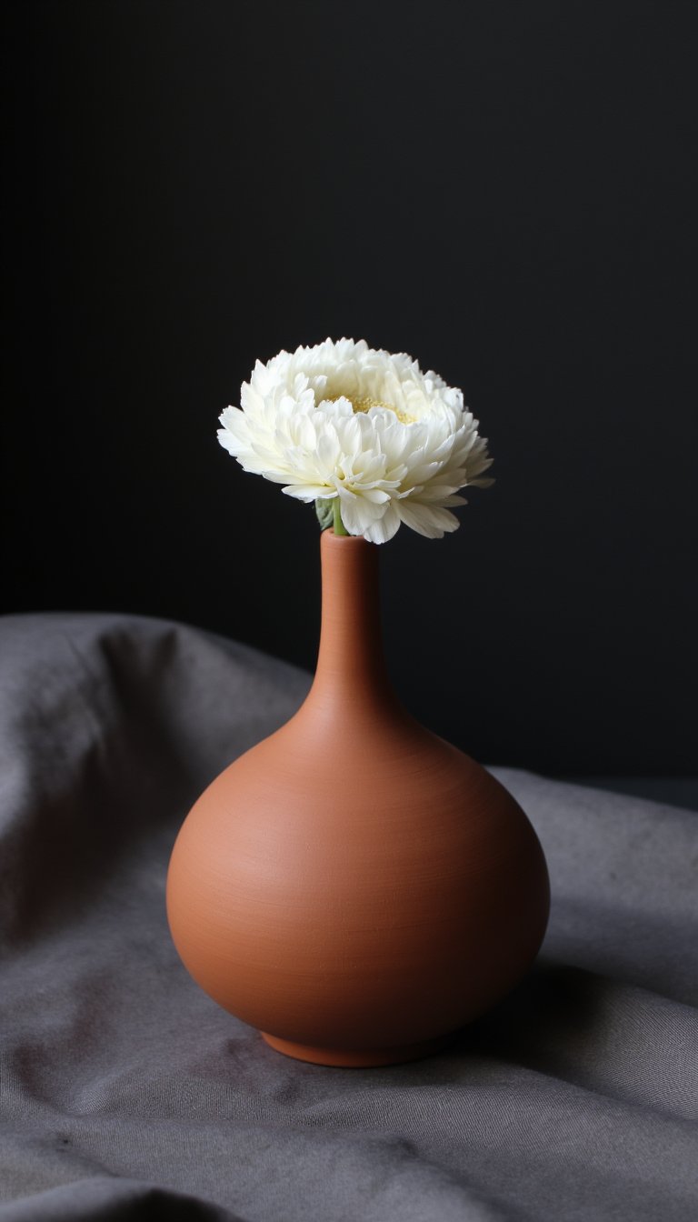 25. Contemporary Pinch Pot Bud Vase