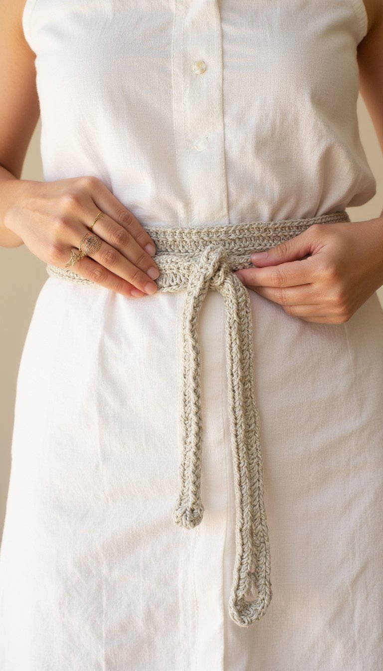 13. Crochet Belt or Sash