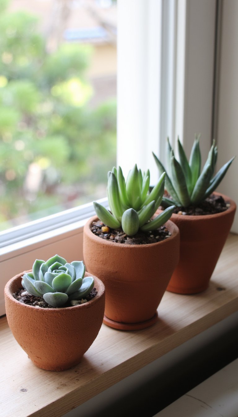 7. Simple Pinch Pot Succulent Planters