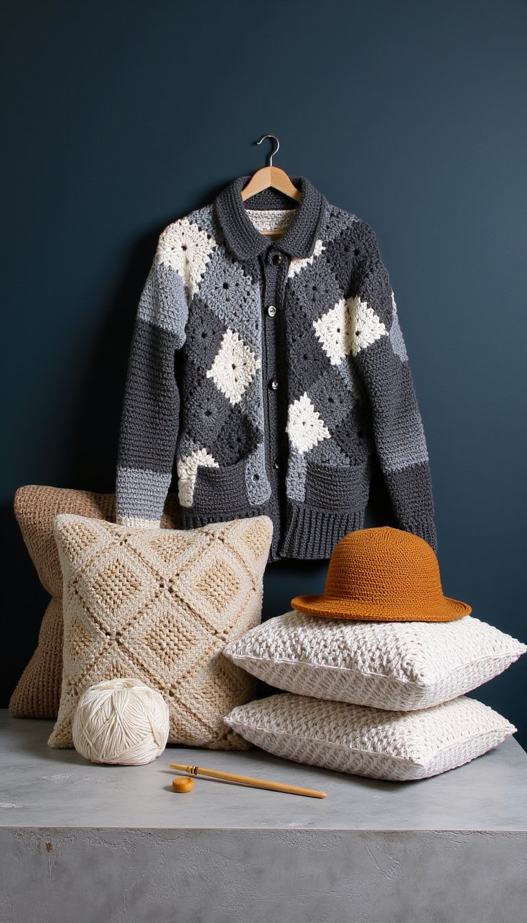 7. Granny Square Everything (A Modern Take)