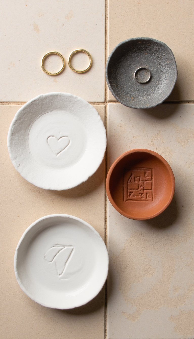 12. Clay Ring Dishes
