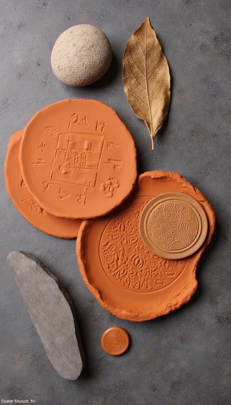 3. Hand-Stamped Texture Sheets