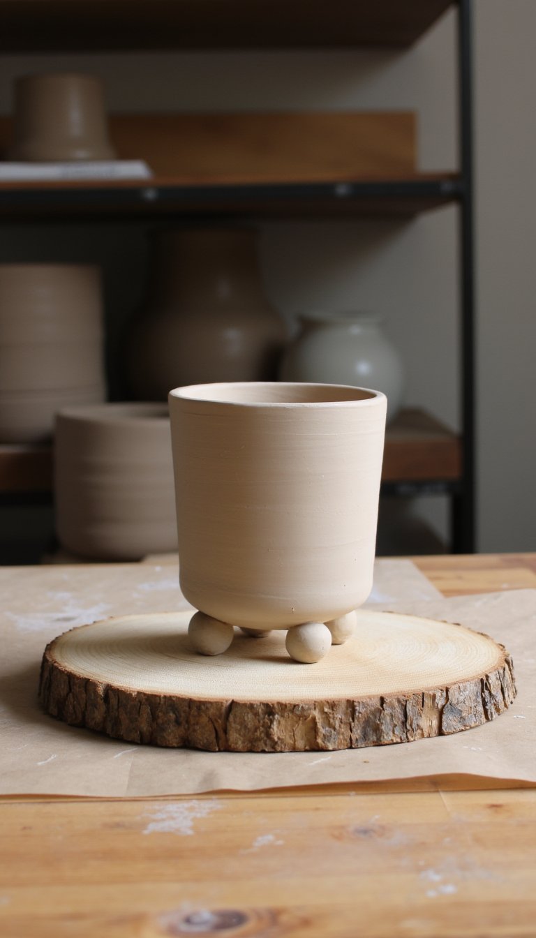 19. Pinch Pot Planter with Feet