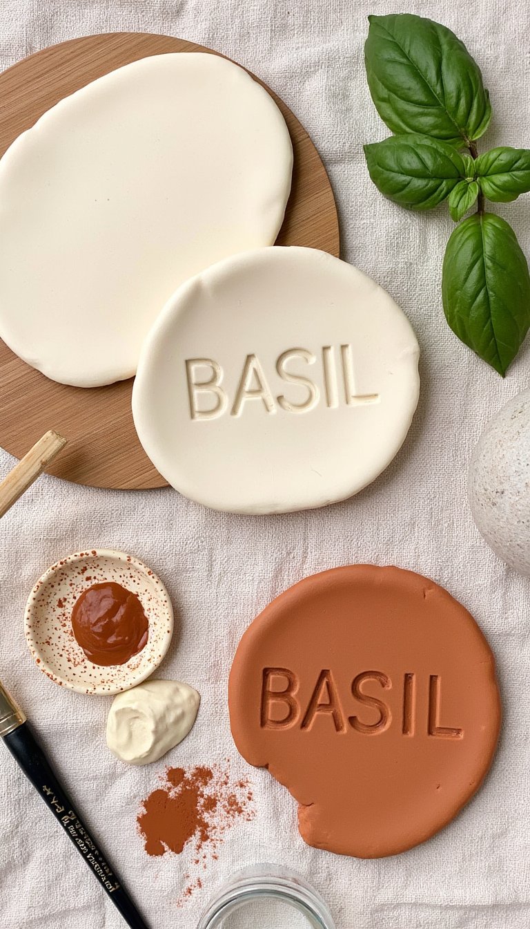 6. Faux Terracotta Plant Markers