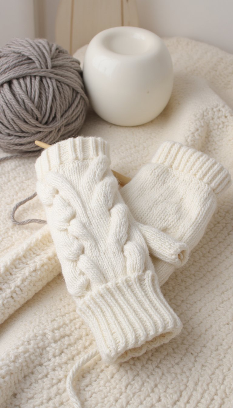 19. Fingerless Gloves for Crafting