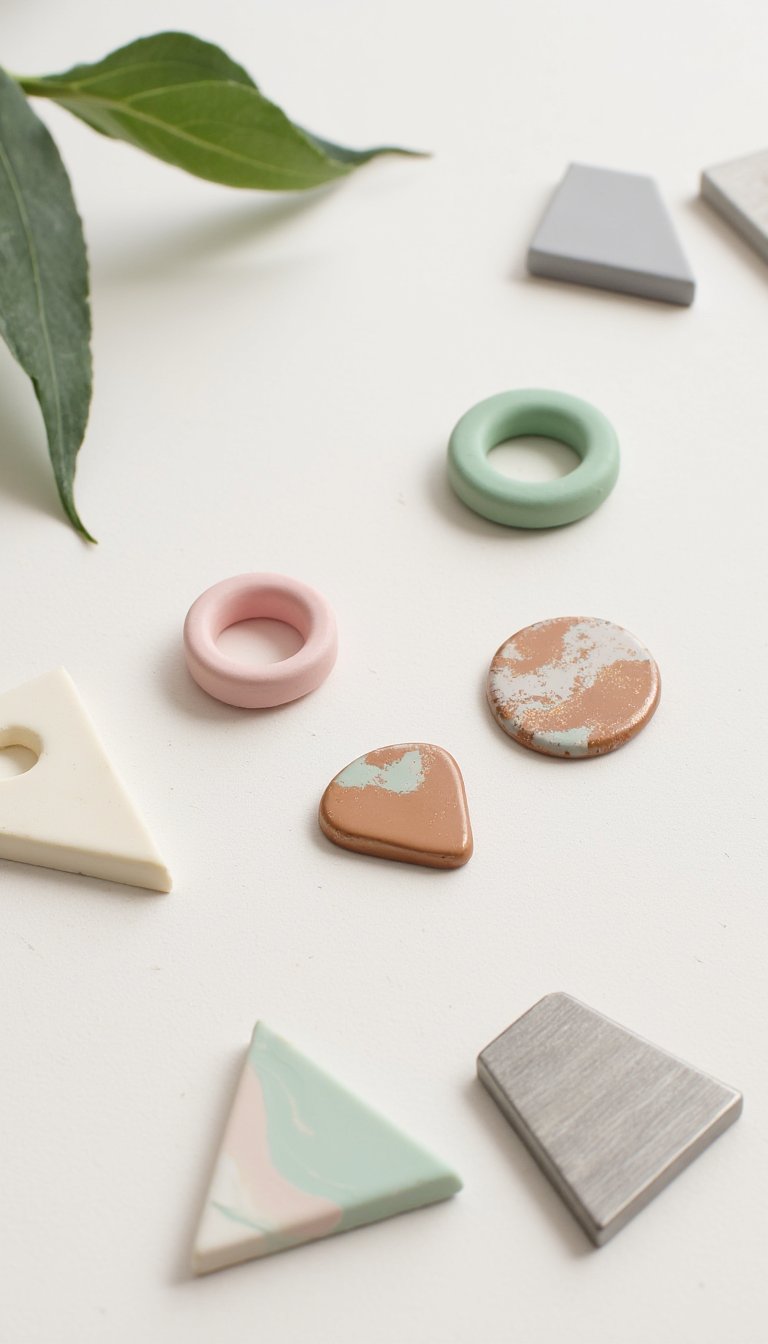 2. Dainty Geometric Earrings