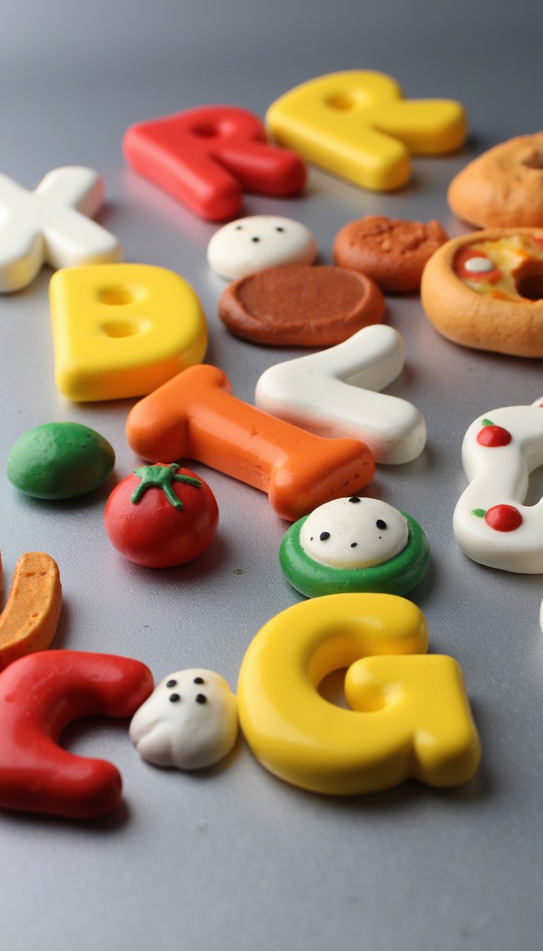 12. Playful Letter Magnets