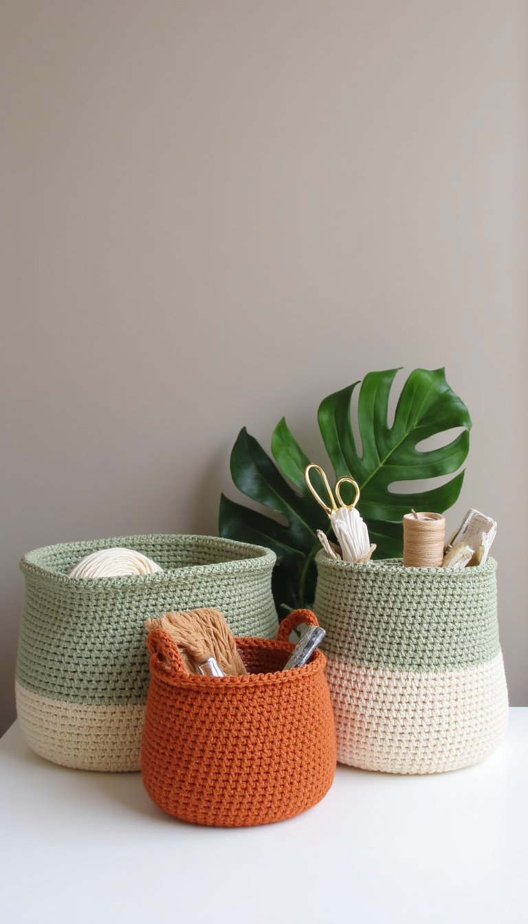 11. A Set of Storage Baskets