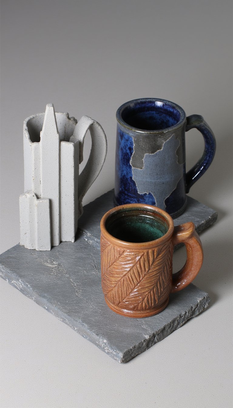 2. Architectural Slab Mugs