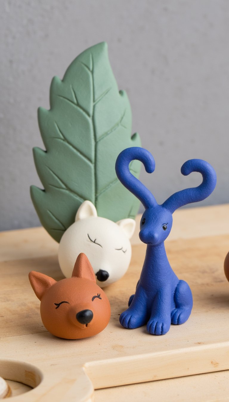 1. Whimsical Wall Hooks with Personality