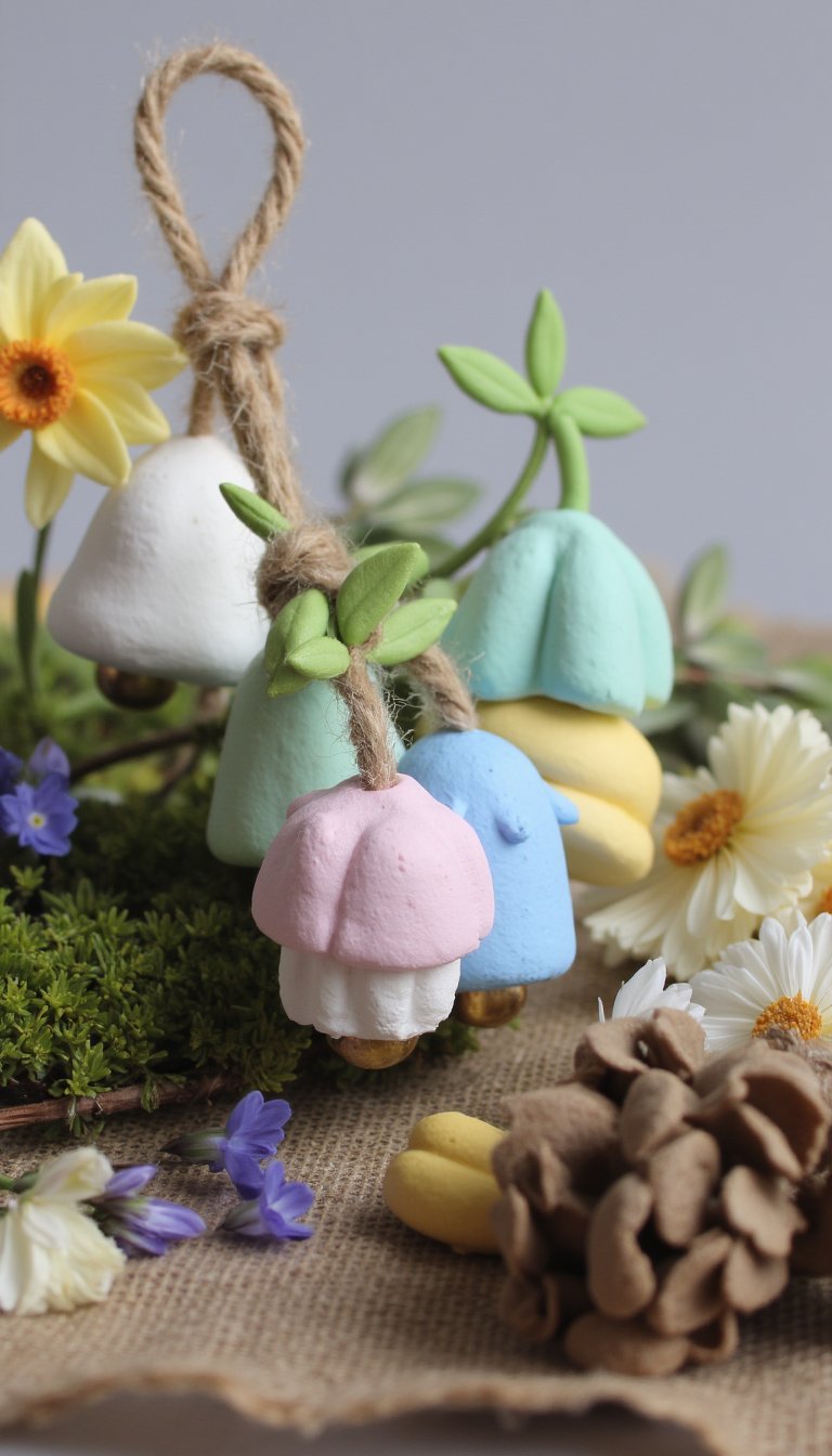 5. Sweet Clay Bell Flowers