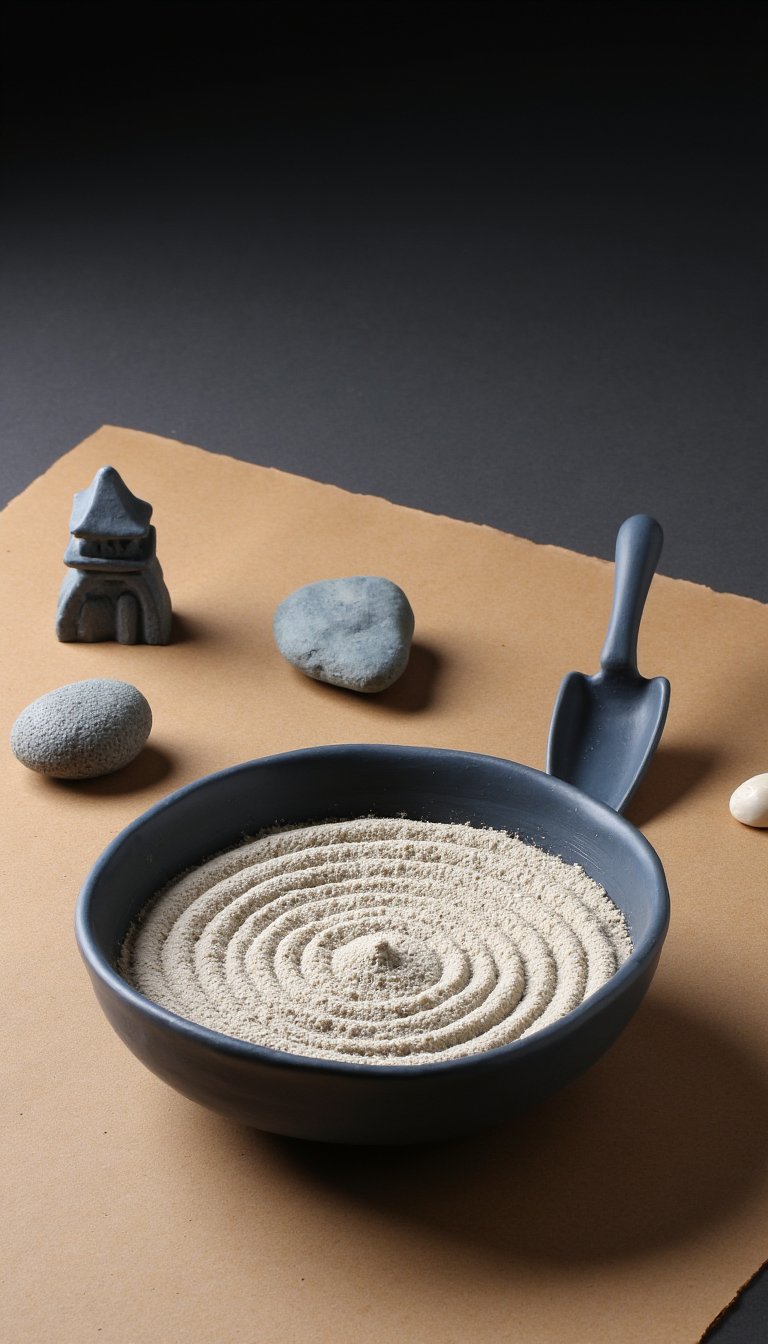 13. Zen Garden Set with Matching Tools