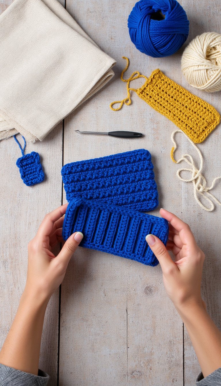 7. A Quick Ribbed Headband