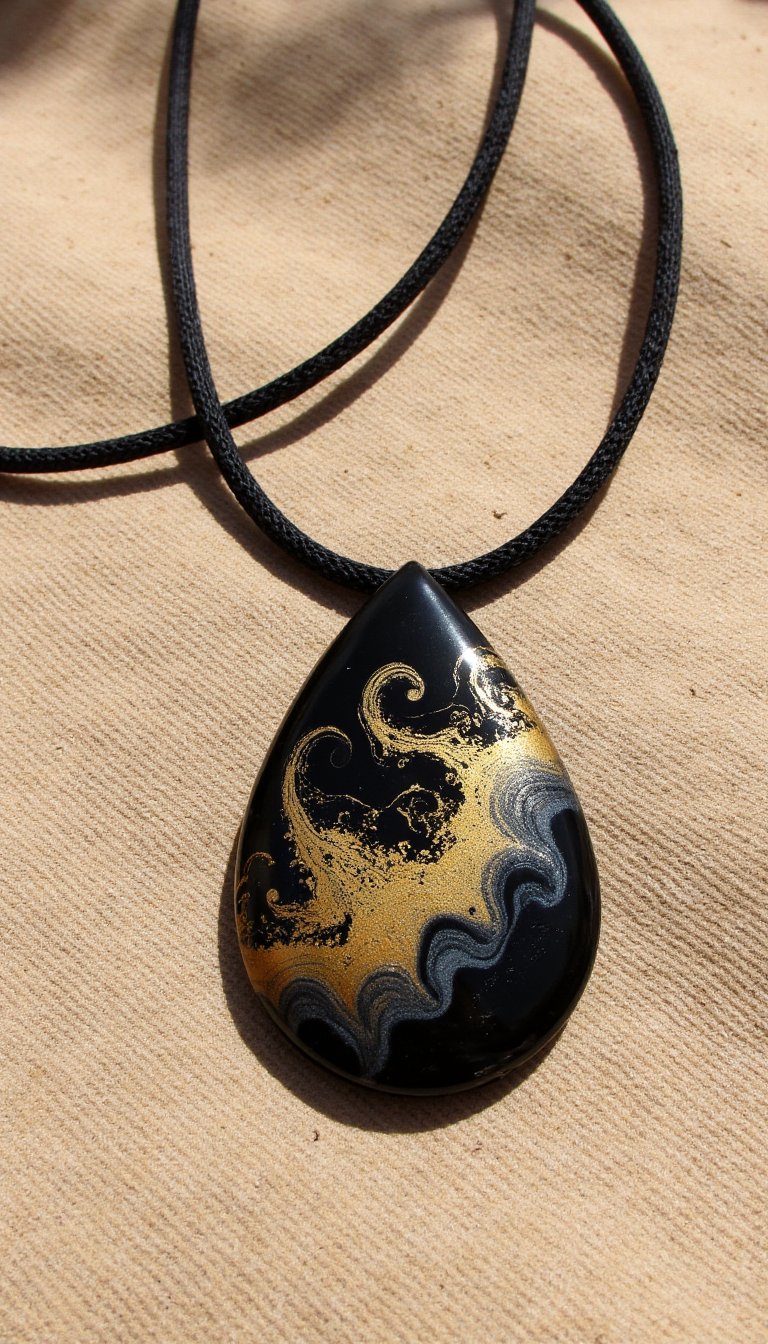 4. Marbled Clay Statement Piece