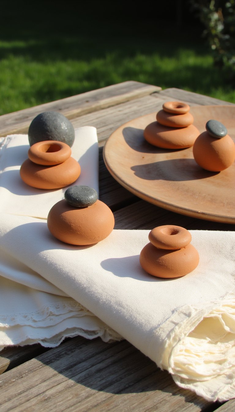 8. Simple & Elegant Napkin Weights