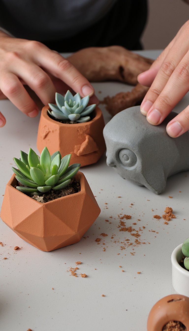 5. Craft Mini Succulent Planters