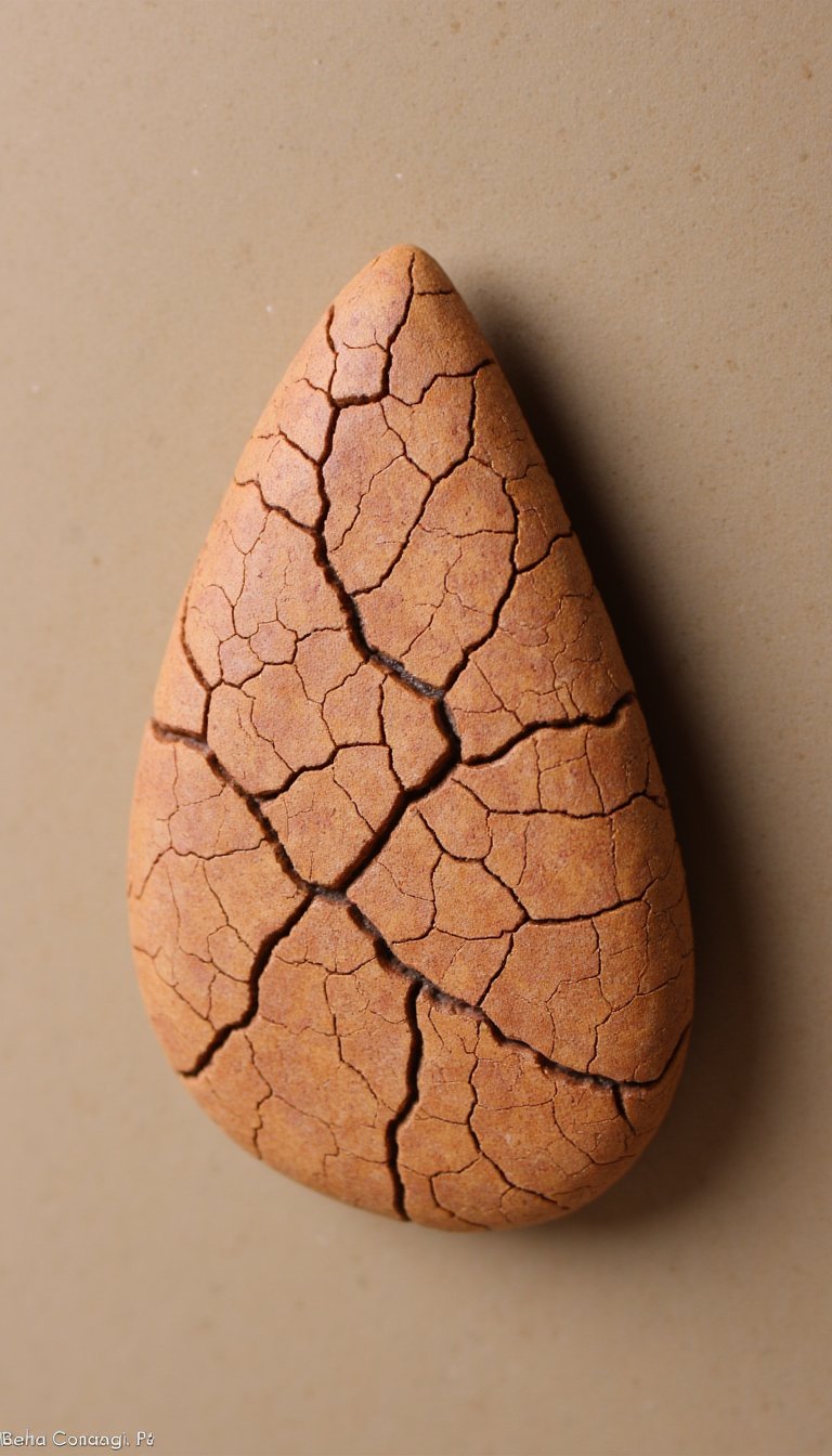 28. “Cracked Earth” Pendant