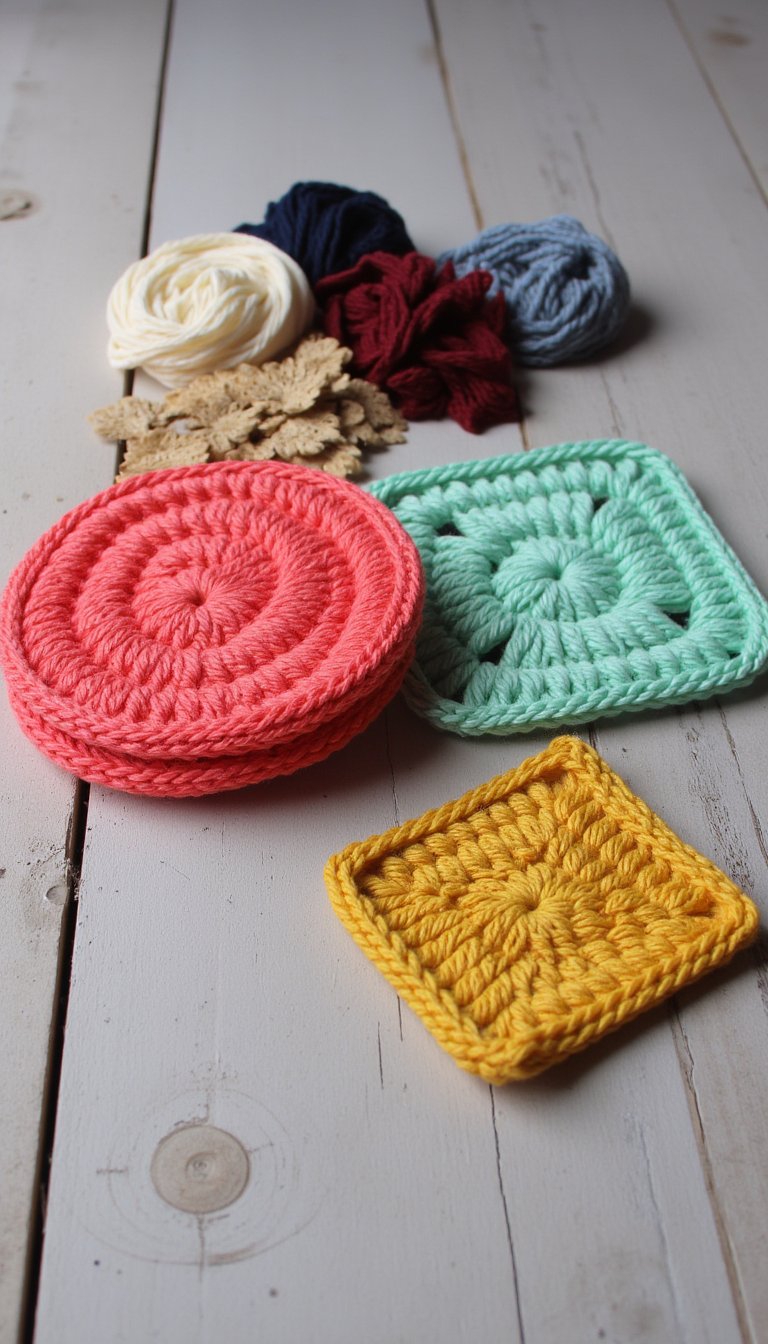 2. No-Fuss Mini Coasters & Mug Rugs