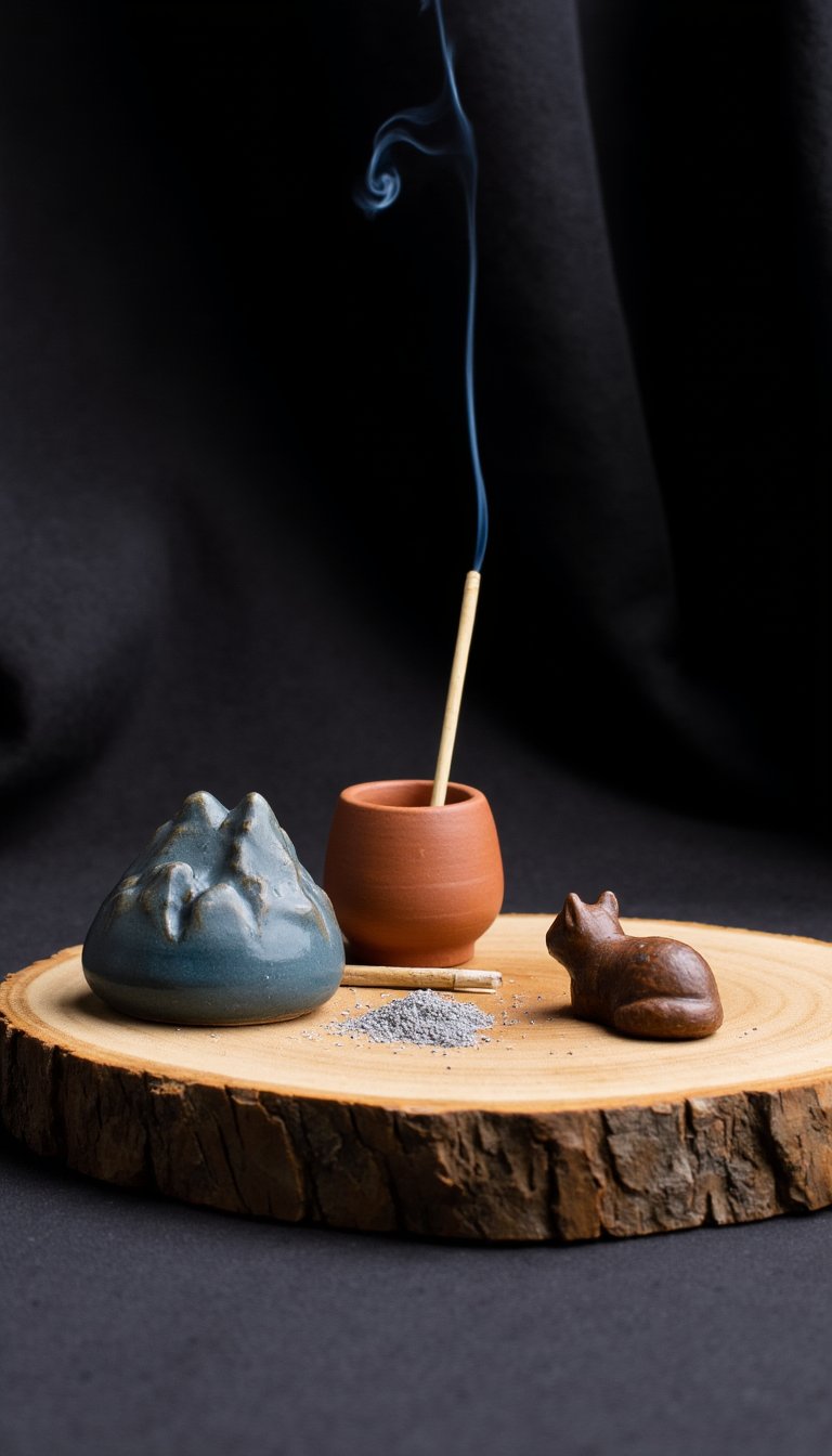 11. Sculpted Incense Holders
