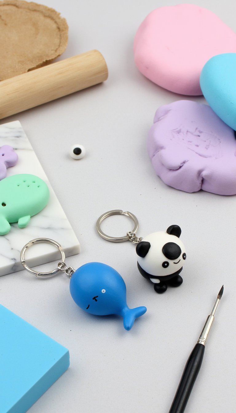 2. Cute Animal Keychains