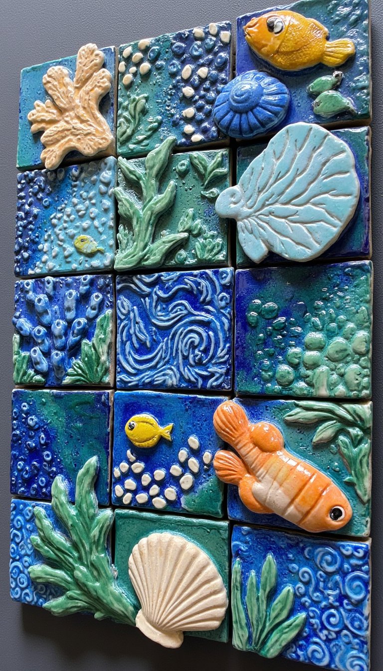 4. Modular Tile Wall Art