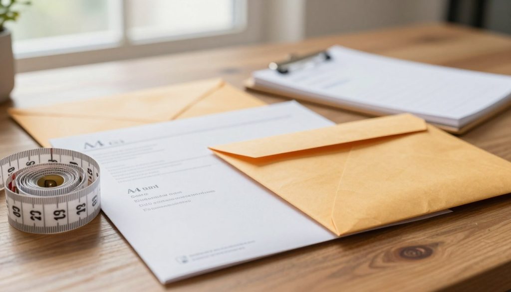 envelope dimensions measuring flat mail