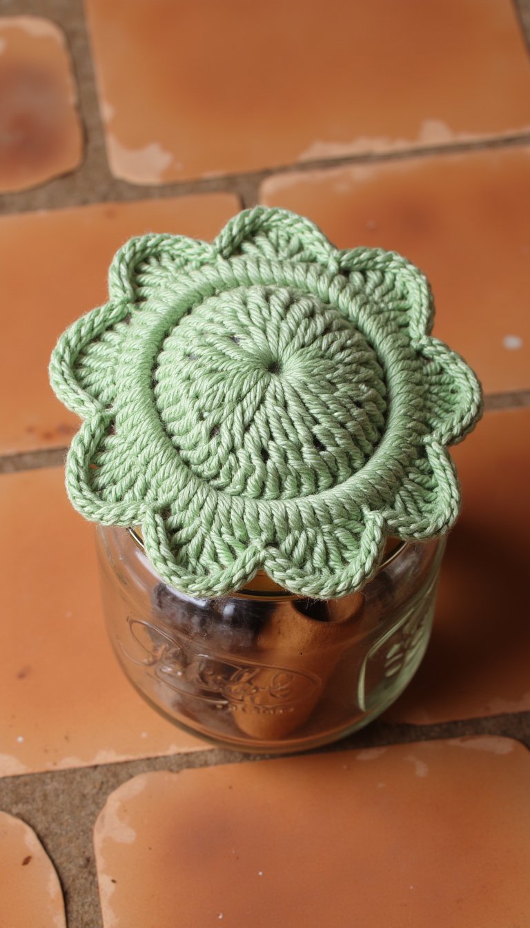 3. Elegant Jar Toppers & Lid Cozies