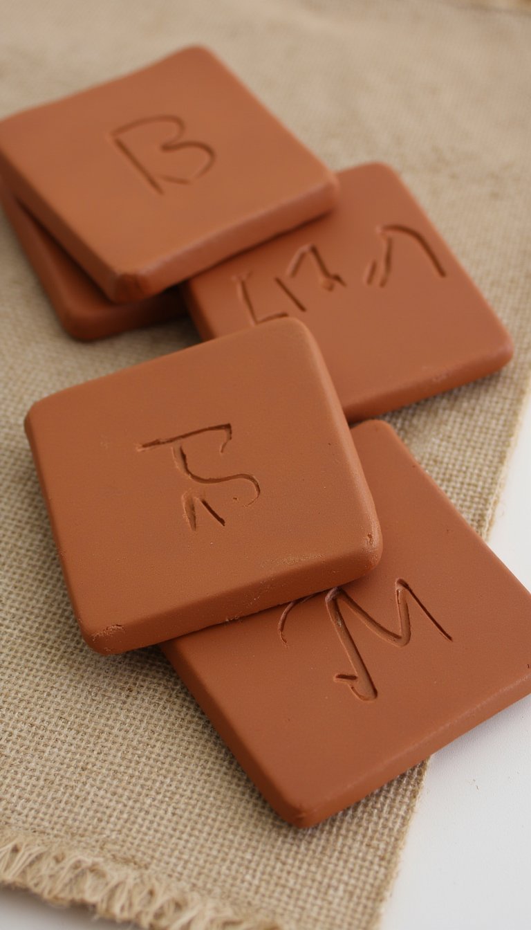 10. Custom Monogrammed Coasters