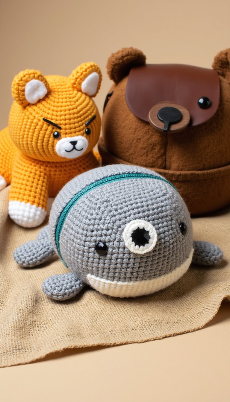 14. The Animal-Shaped Amigurumi Bag