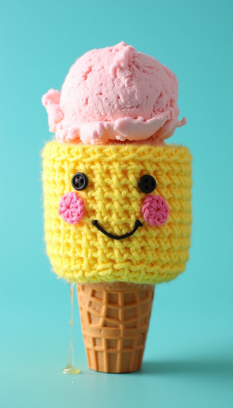 13. The Adorably Silly Ice Cream Cozy
