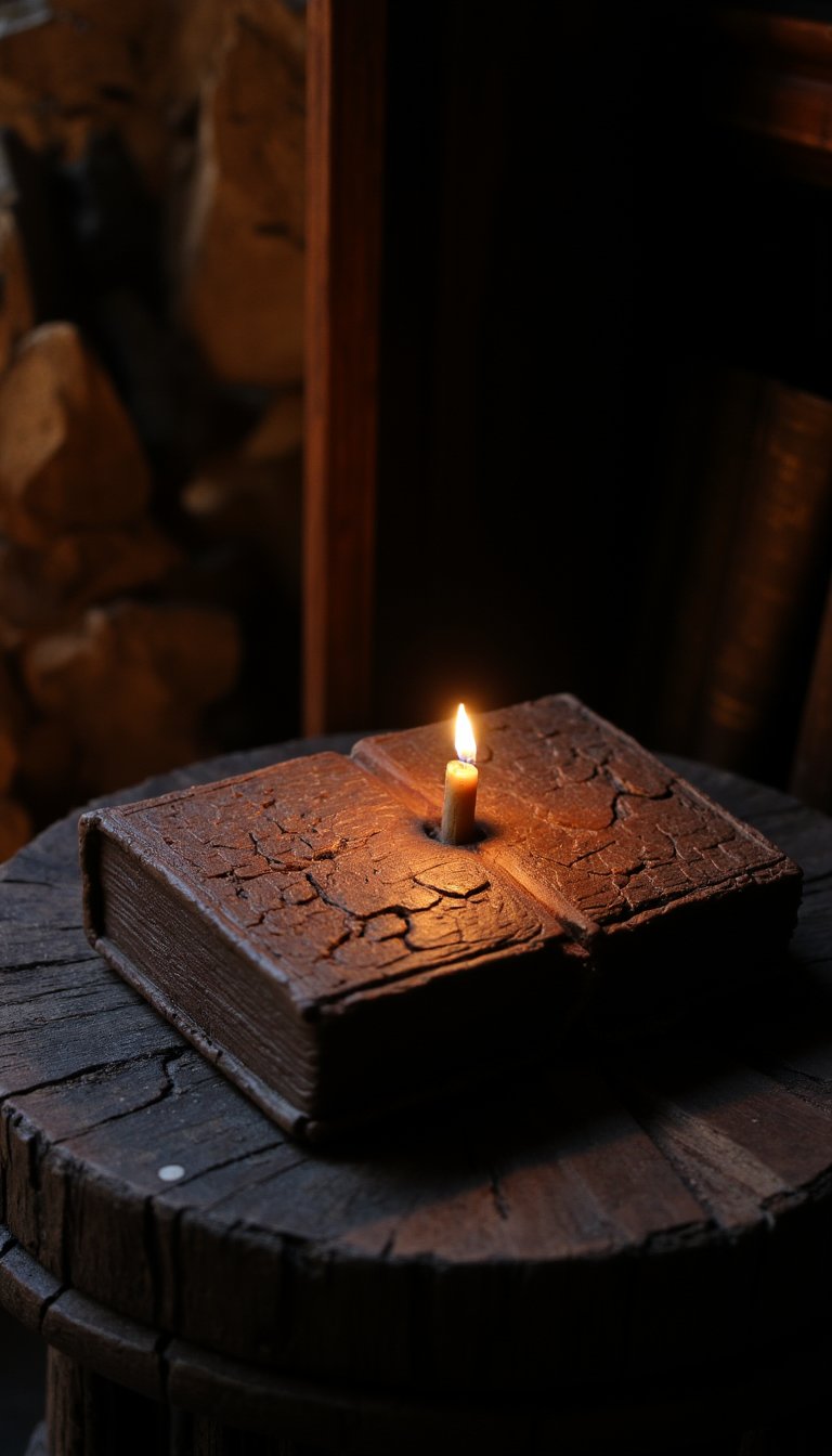 2. The Weathered Book Charm