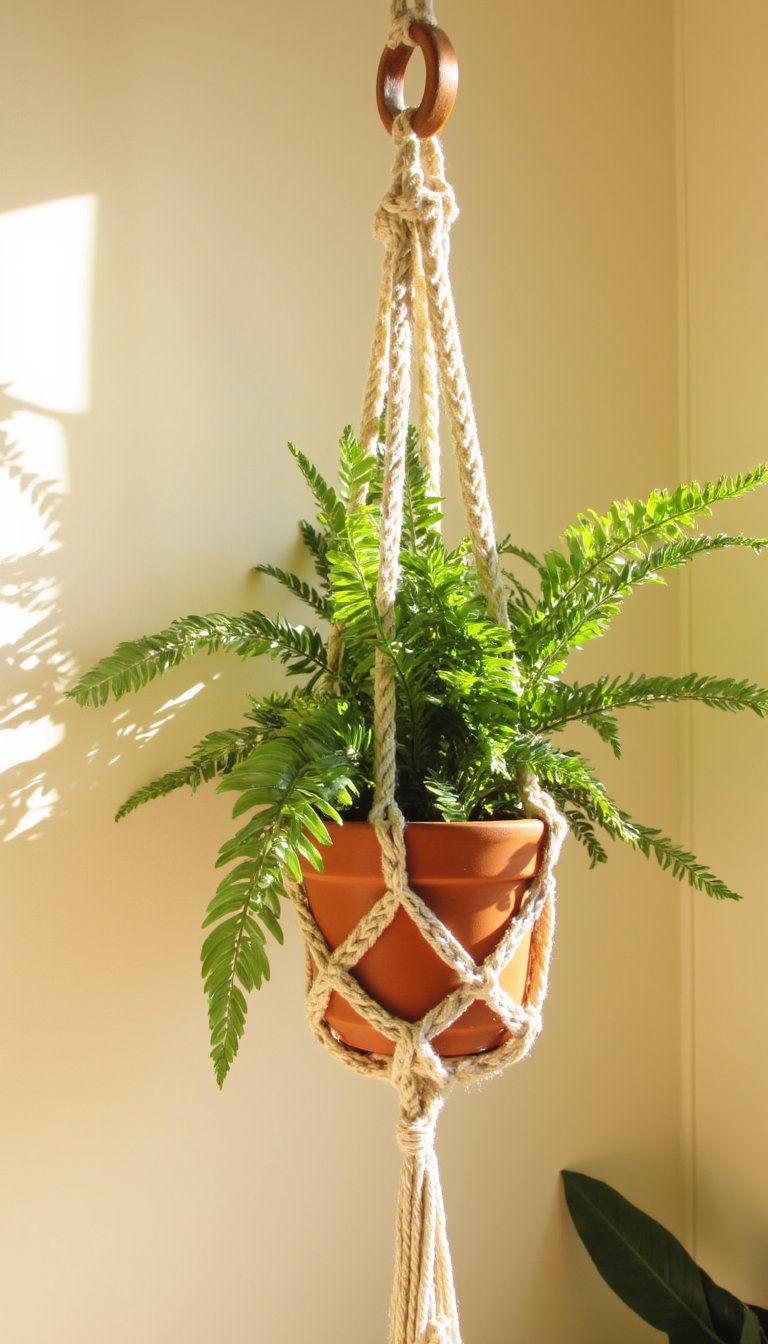 12. Boho Plant Hanger