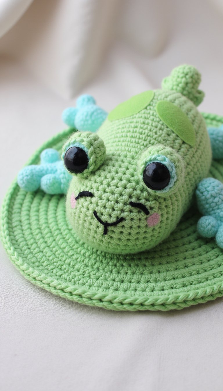 8. Frog-Tastic Baby Lovey