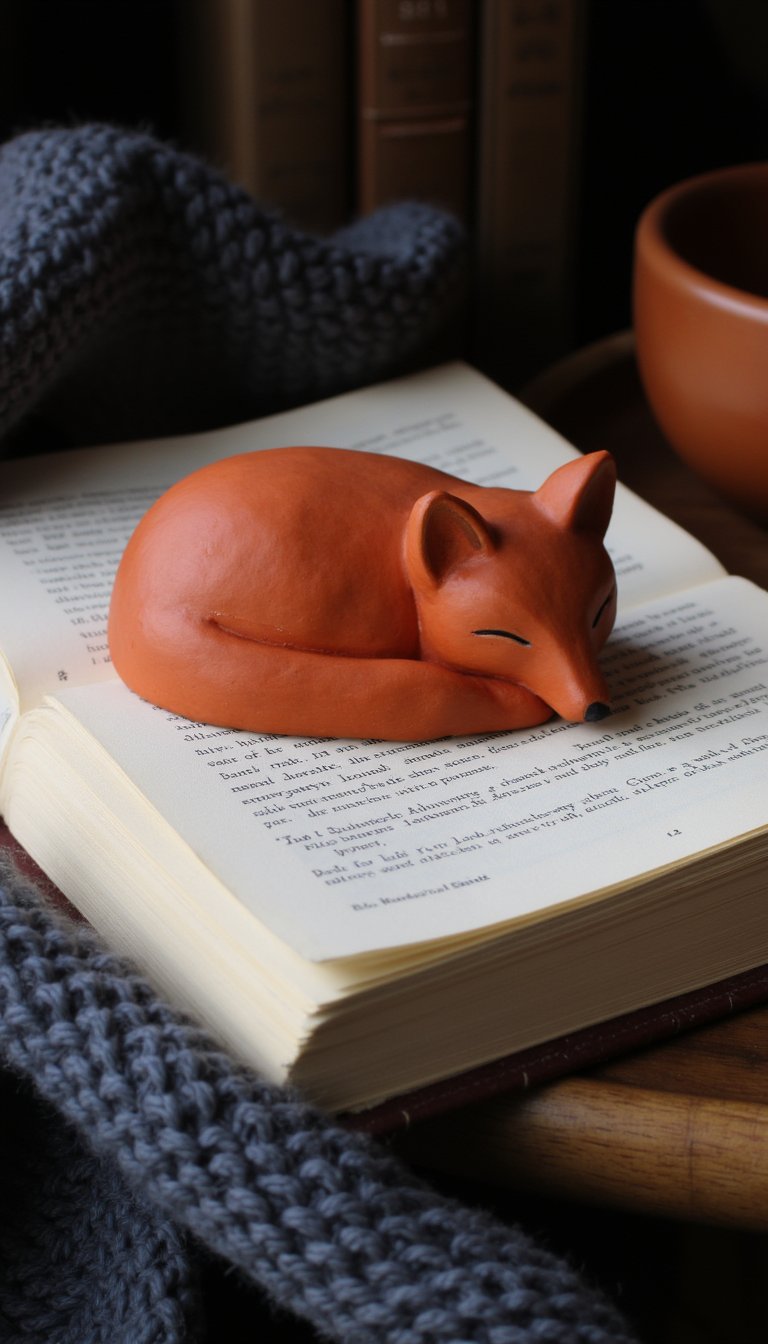 16. Book Page Holder with a Fall Theme