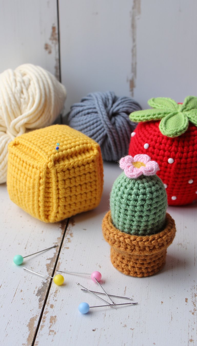 13. Pincushions with Personality