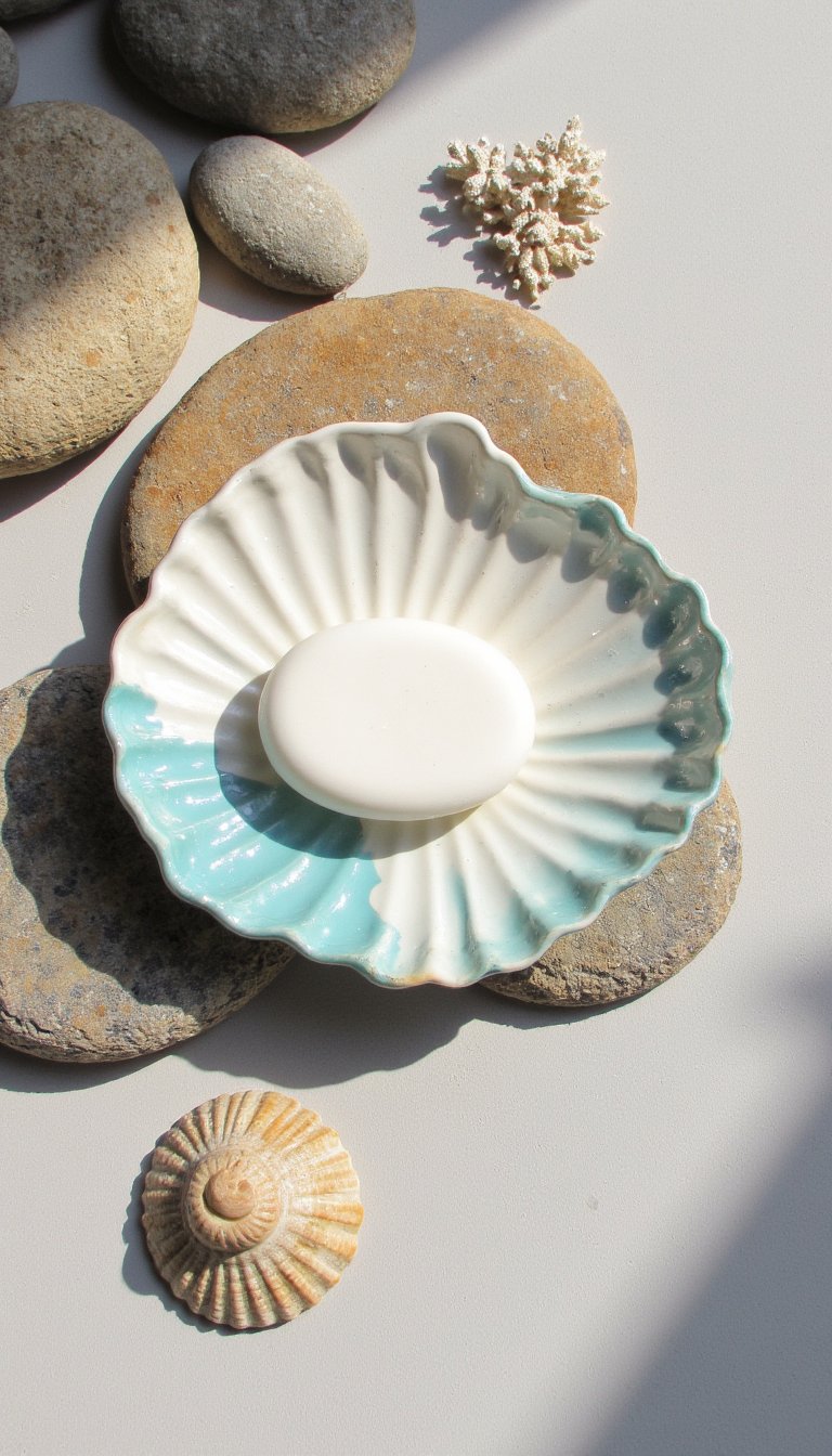 9. Coastal Shell Soap Dish