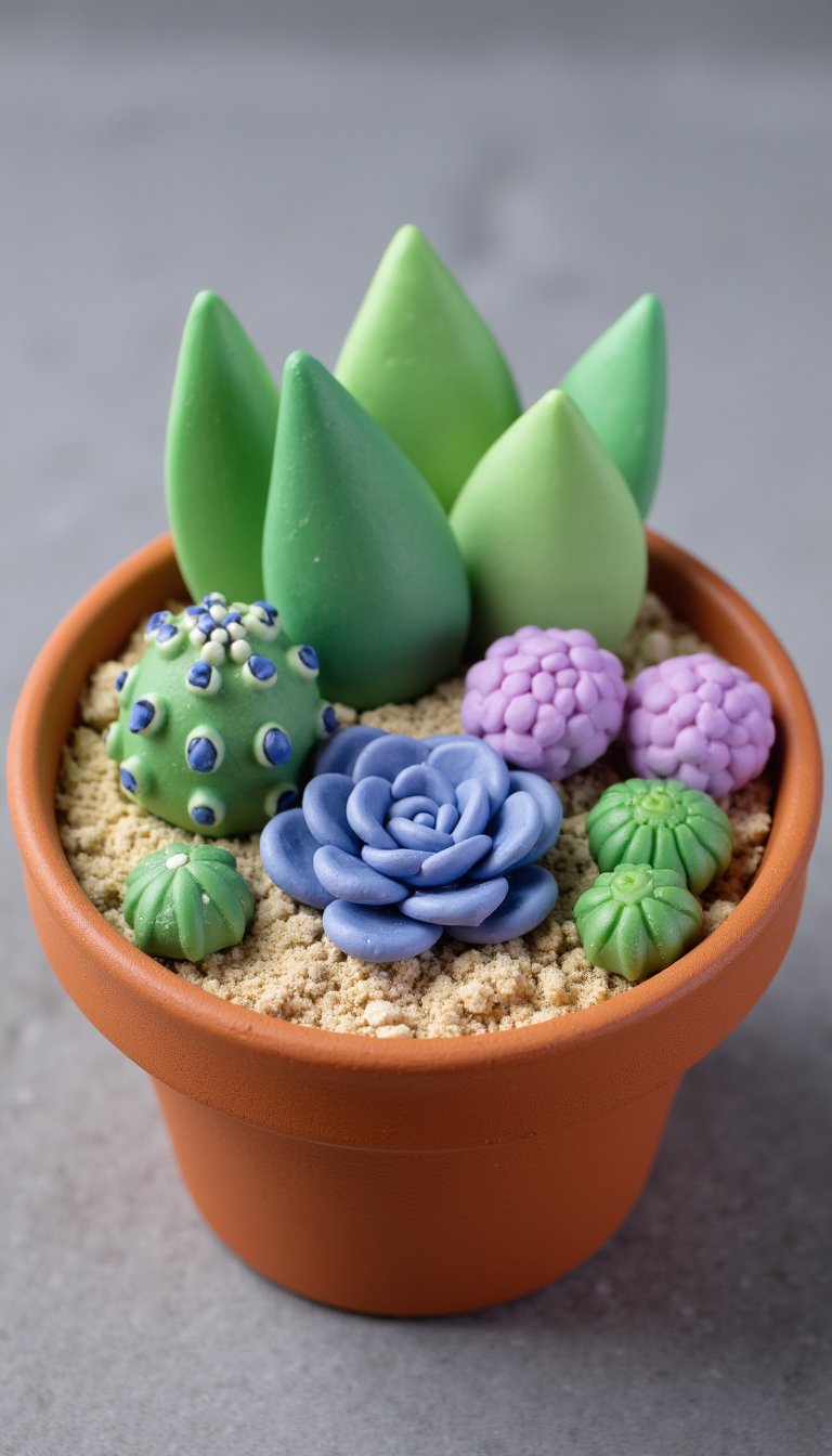 3. Miniature Succulent Garden