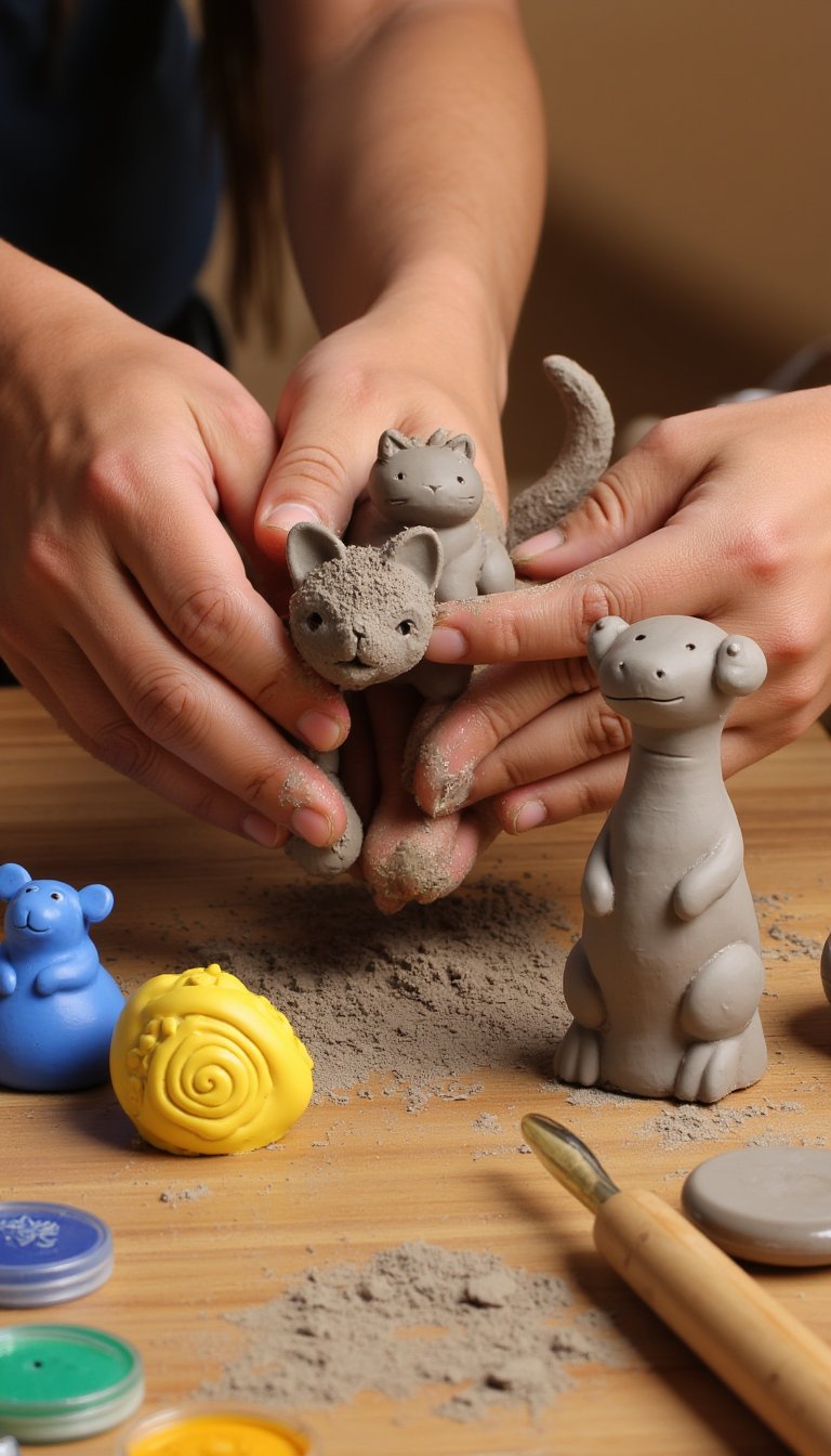 9. Build a Whimsical Animal Figurine Family