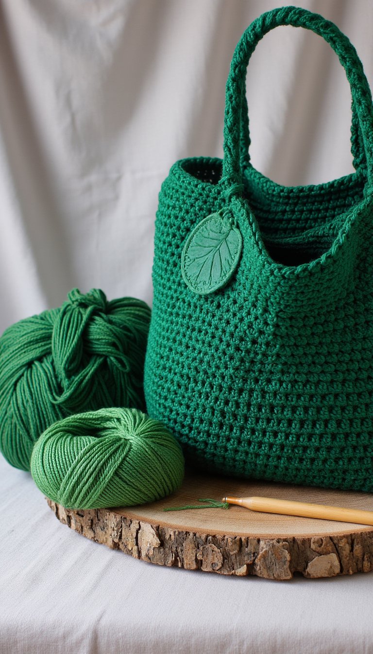 4. Market Bags in Leafy Green