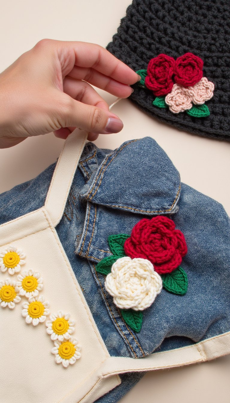 13. 3D Flower Appliqués (For Everything)