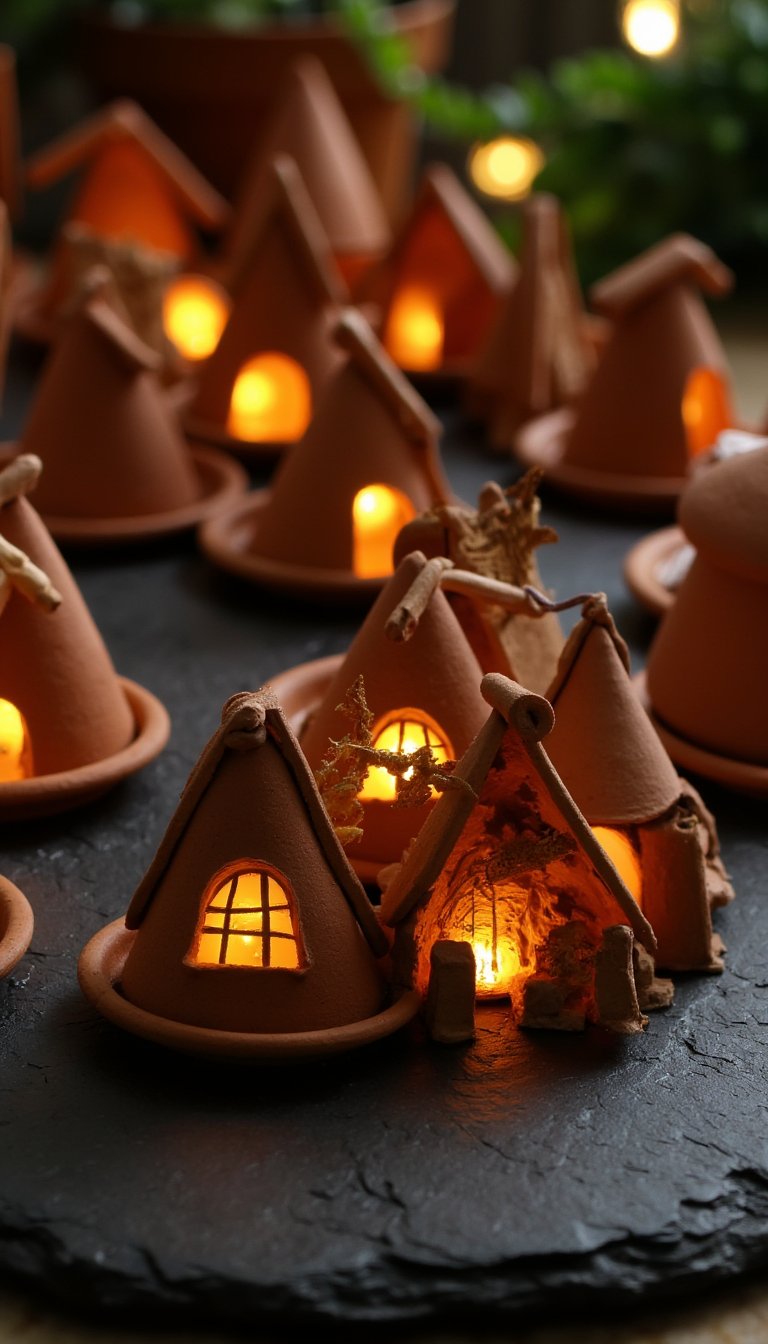 8. An Enchanting “Fairy Light” Village