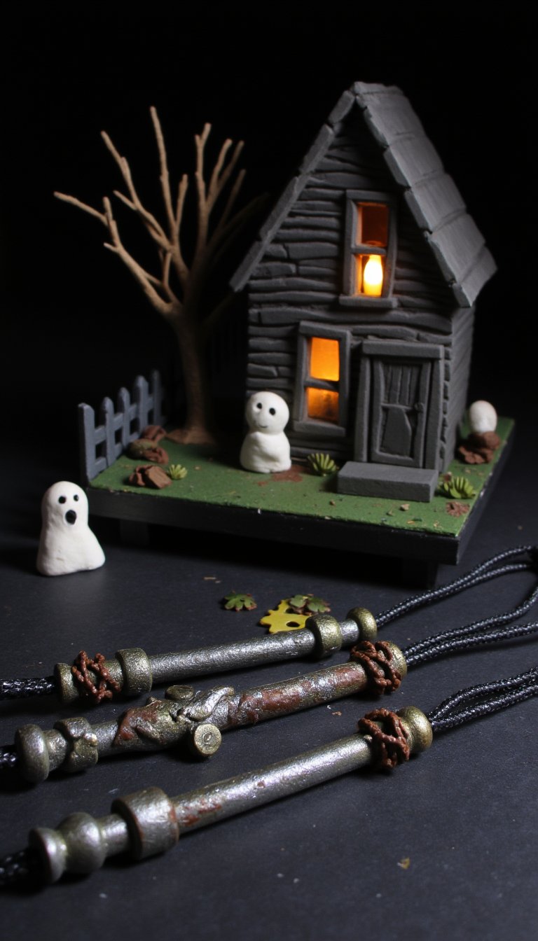 10. Frankenstein's Bolt Necklaces