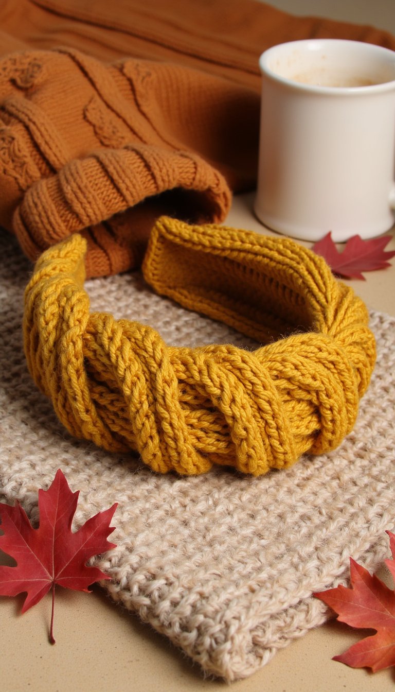 10. A Ribbed Crochet Headband