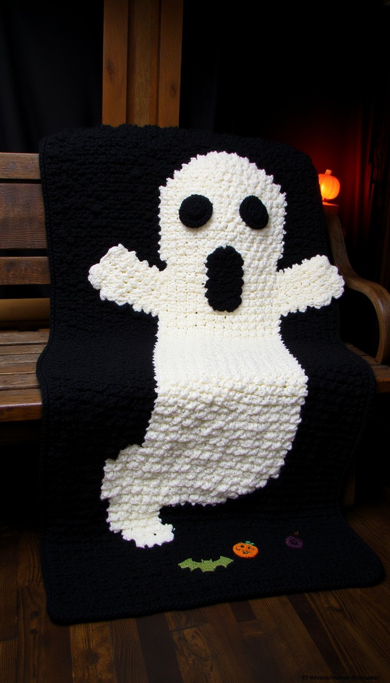 18. A Full-Size Ghost Blanket