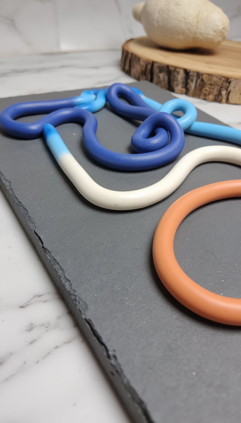 18. Gradient Ombre Clay Beads