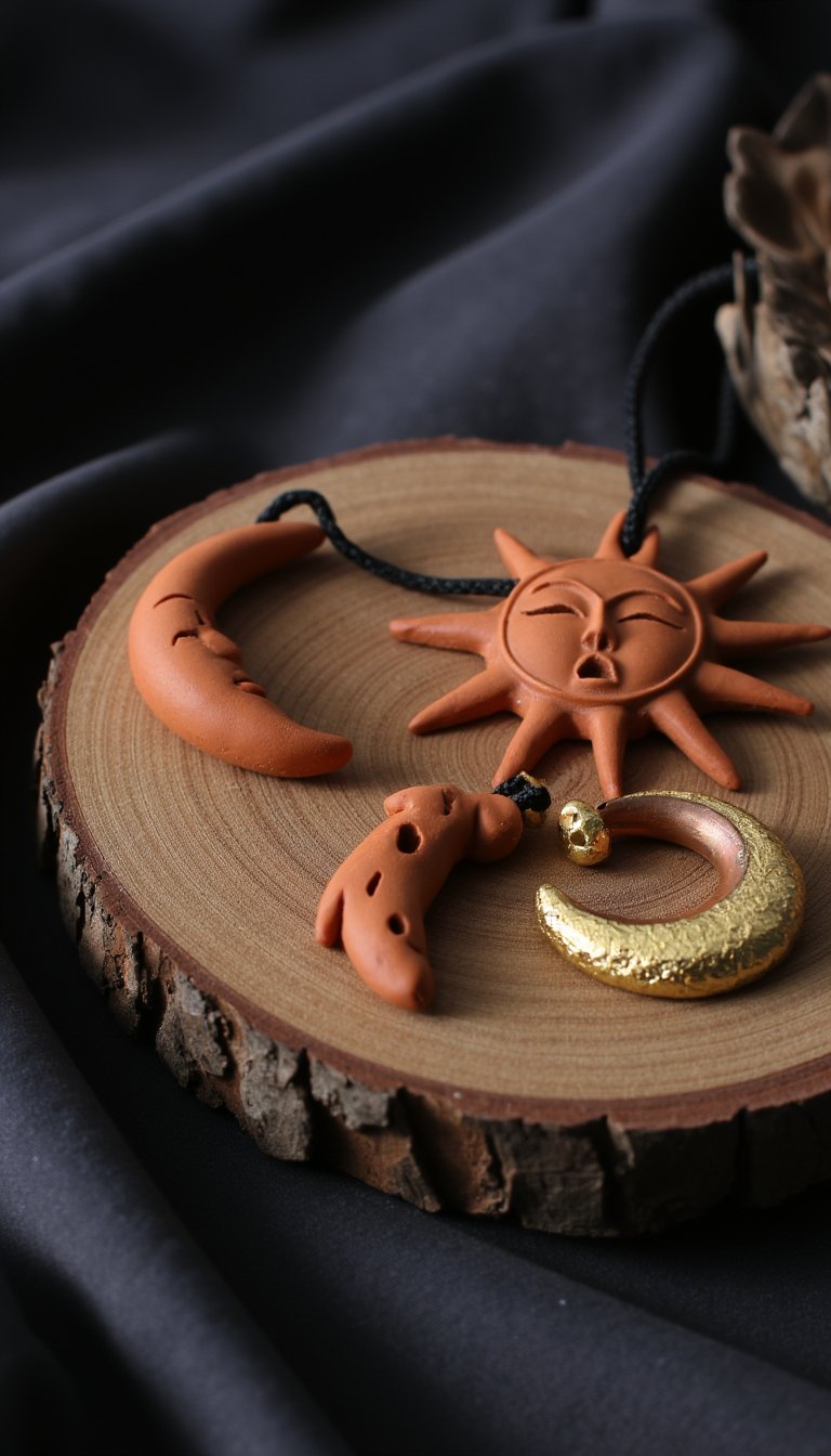 8. Sun and Moon Celestial Pendants