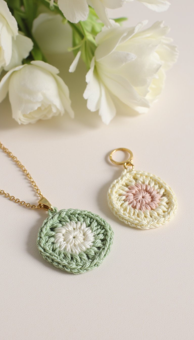 15. Granny Square Earrings & Jewelry